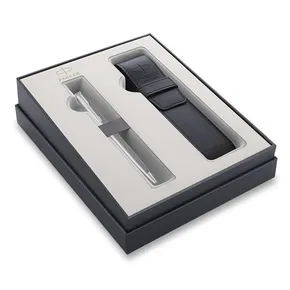 Parker Sonnet Stainless Steel CT Kugelschreiber, Geschenkset mit Etui